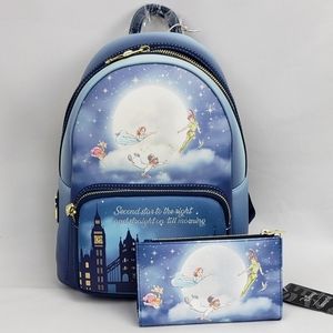 Loungefly Peter Pan Second Star Backpack Wallet